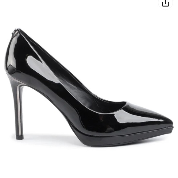 Dkny Black Patent Leather Pumps Size 8.5 - Picture 5 of 7